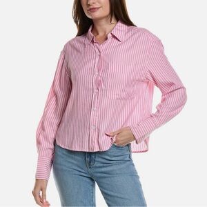 Lola River Stripe Button Front Shirt Women's
